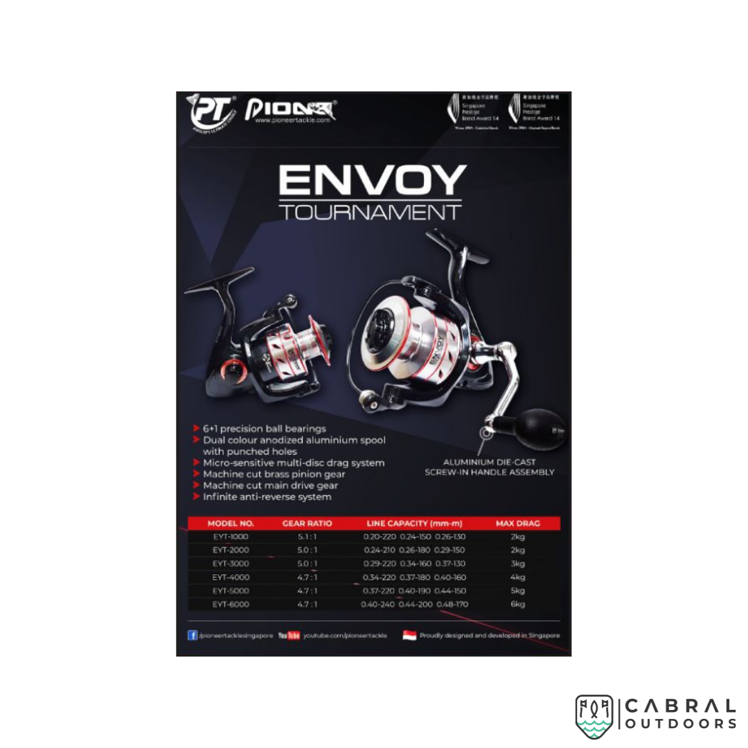 Pioneer Envoy EYT 4000-6000 Spinning Reel Spinning Reels Pioneer Cabral Outdoors