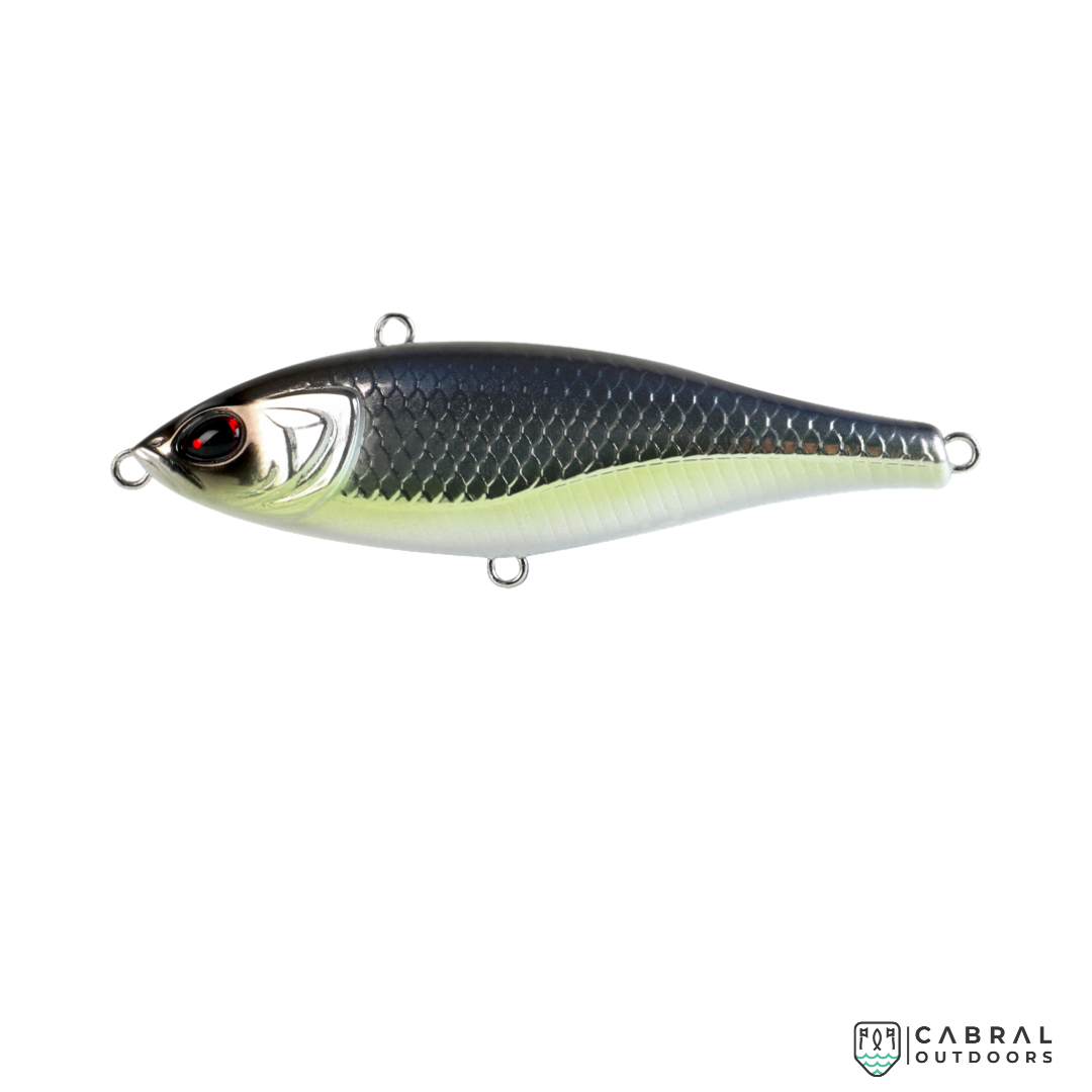 Bone Dash 90S Sinking Pencil/Vibe Hard Bait (with hooks) | Size: 90mm | 33g Pencil Baits Bone Cabral Outdoors