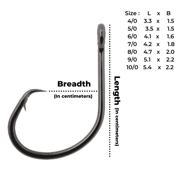 Owner Tournament Mutu Circle Hook | Size : 4/0-10/0 Hooks Owner Cabral Outdoors