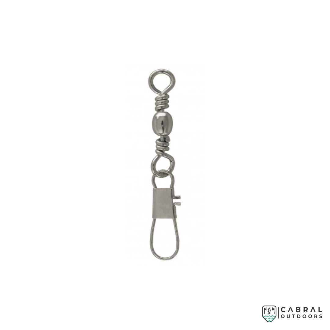 NT Brass Barrel Swivel with Interlock Snaps | Size: 1-2/0 Snap and Swivel NT Swivel Cabral Outdoors
