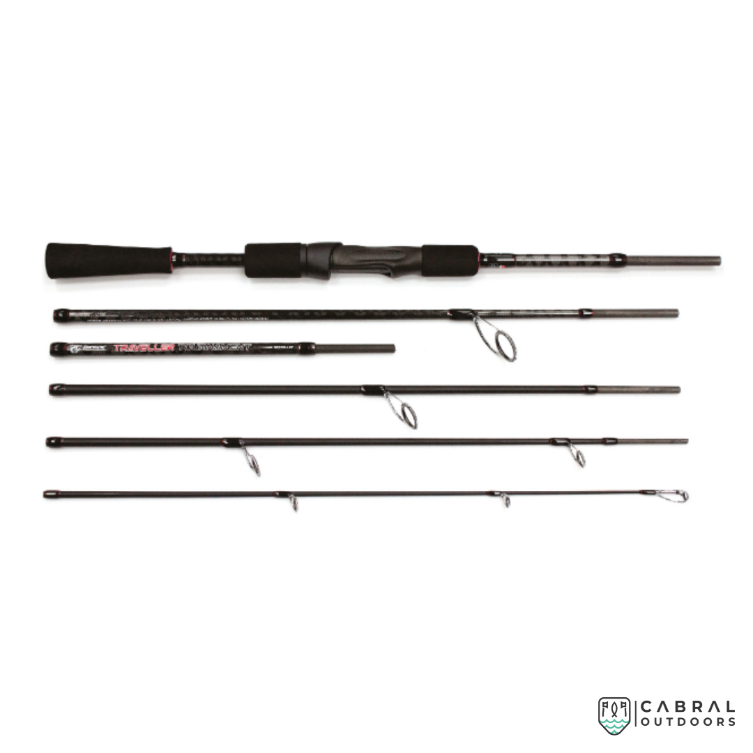 Pioneer Traveller Tournament 8ft /9ft Spinning Travel Rod, Cabral Outdoors