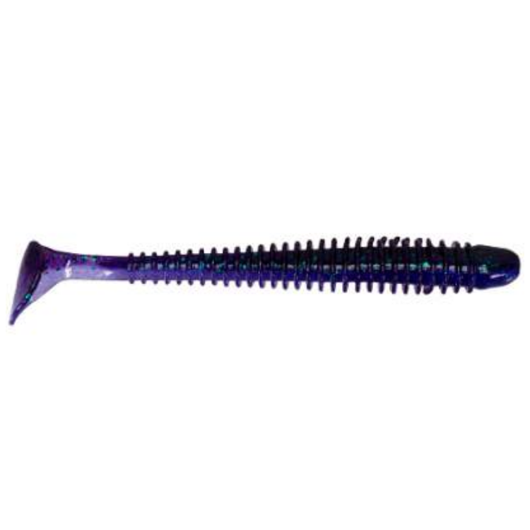 Keitech Swing Impact 4 inch Custom Worms | 8 Tails per pack Paddle Tail Keitech Cabral Outdoors