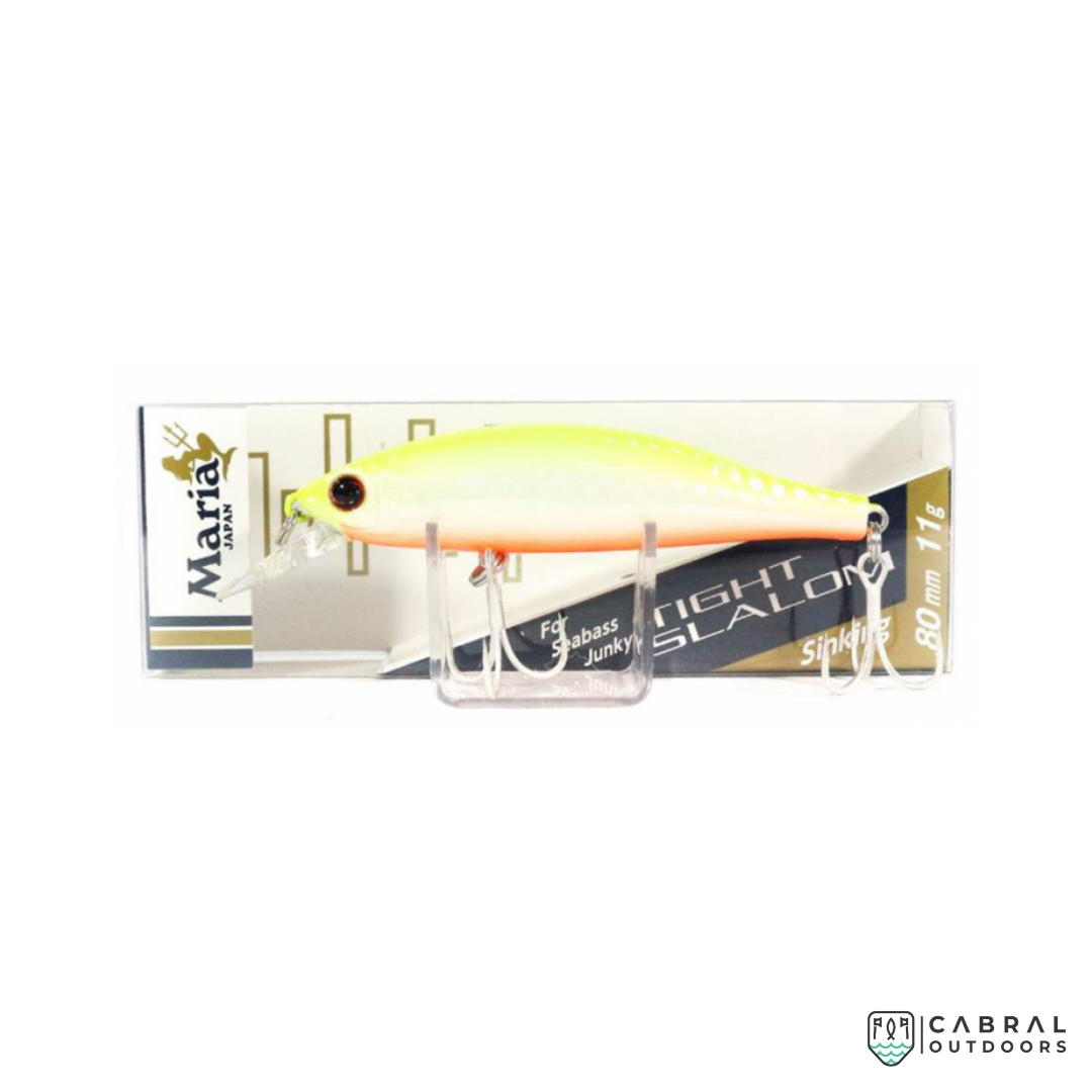 Maria Tight Slalom Sinking Minnow | Size: 80mm | 11g Jerk Baits Maria Cabral Outdoors