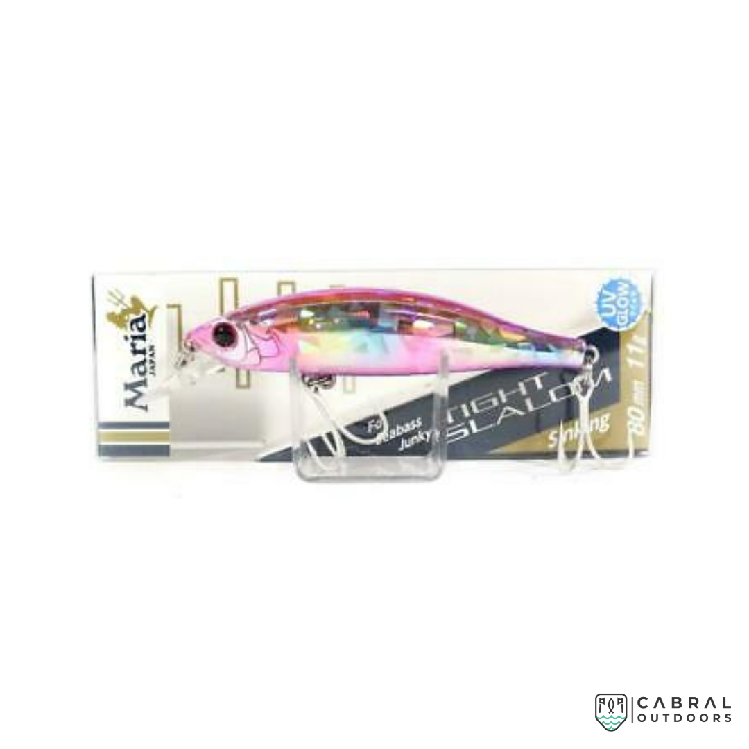 Maria Tight Slalom Sinking Minnow | Size: 80mm | 11g Jerk Baits Maria Cabral Outdoors