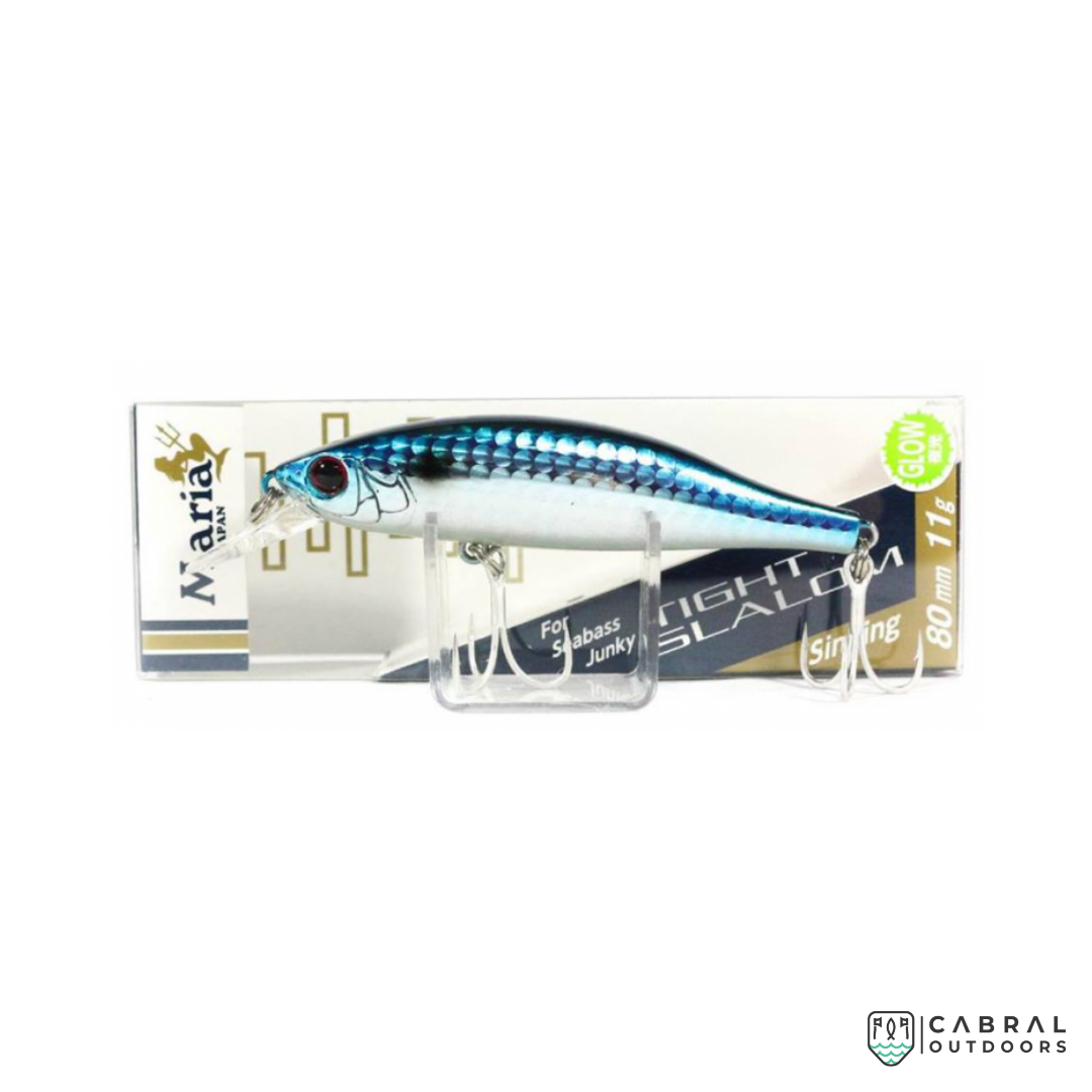 Maria Tight Slalom Sinking Minnow | Size: 80mm | 11g Jerk Baits Maria Cabral Outdoors