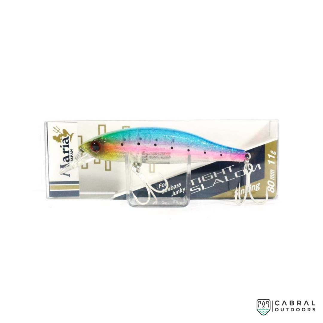 Maria Tight Slalom Sinking Minnow | Size: 80mm | 11g Jerk Baits Maria Cabral Outdoors