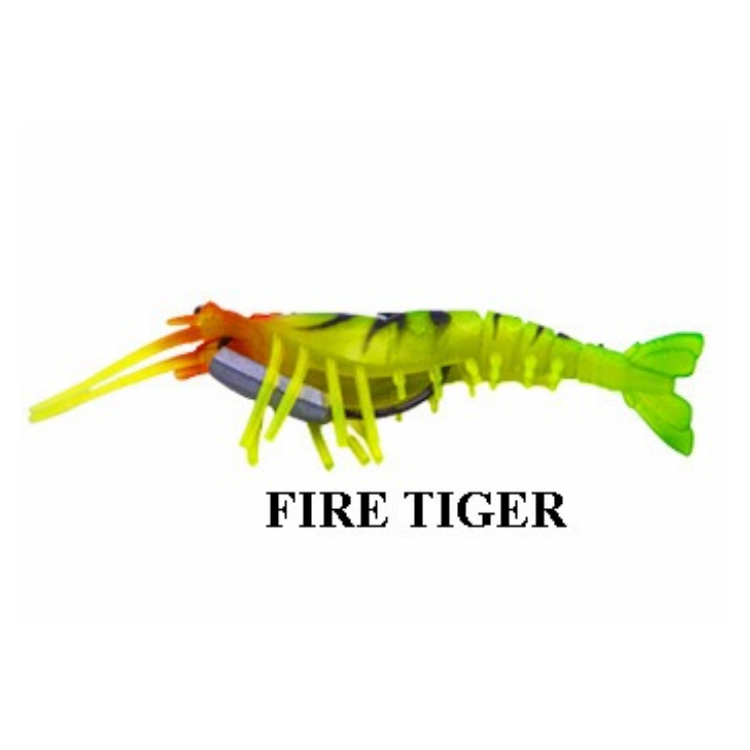 Lucana Live Chemmeen Shrimp Lure | Size: 10cm I 13-21g Shrimp Lucana Cabral Outdoors