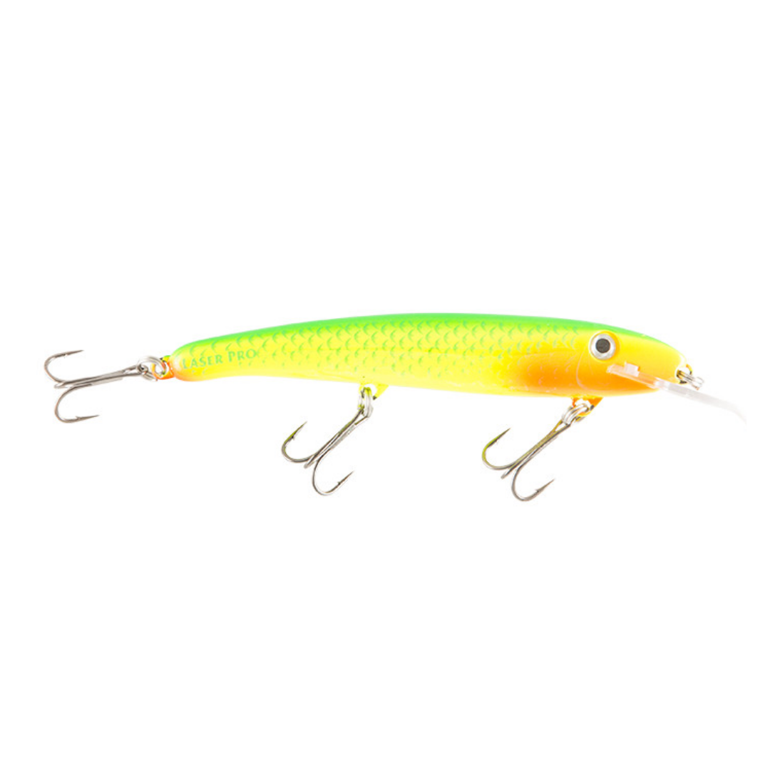 Halco Laser Pro 120MT DD Green Fluoro Hard Lure | Size: 118mm | 20g Stick Baits Halco Cabral Outdoors