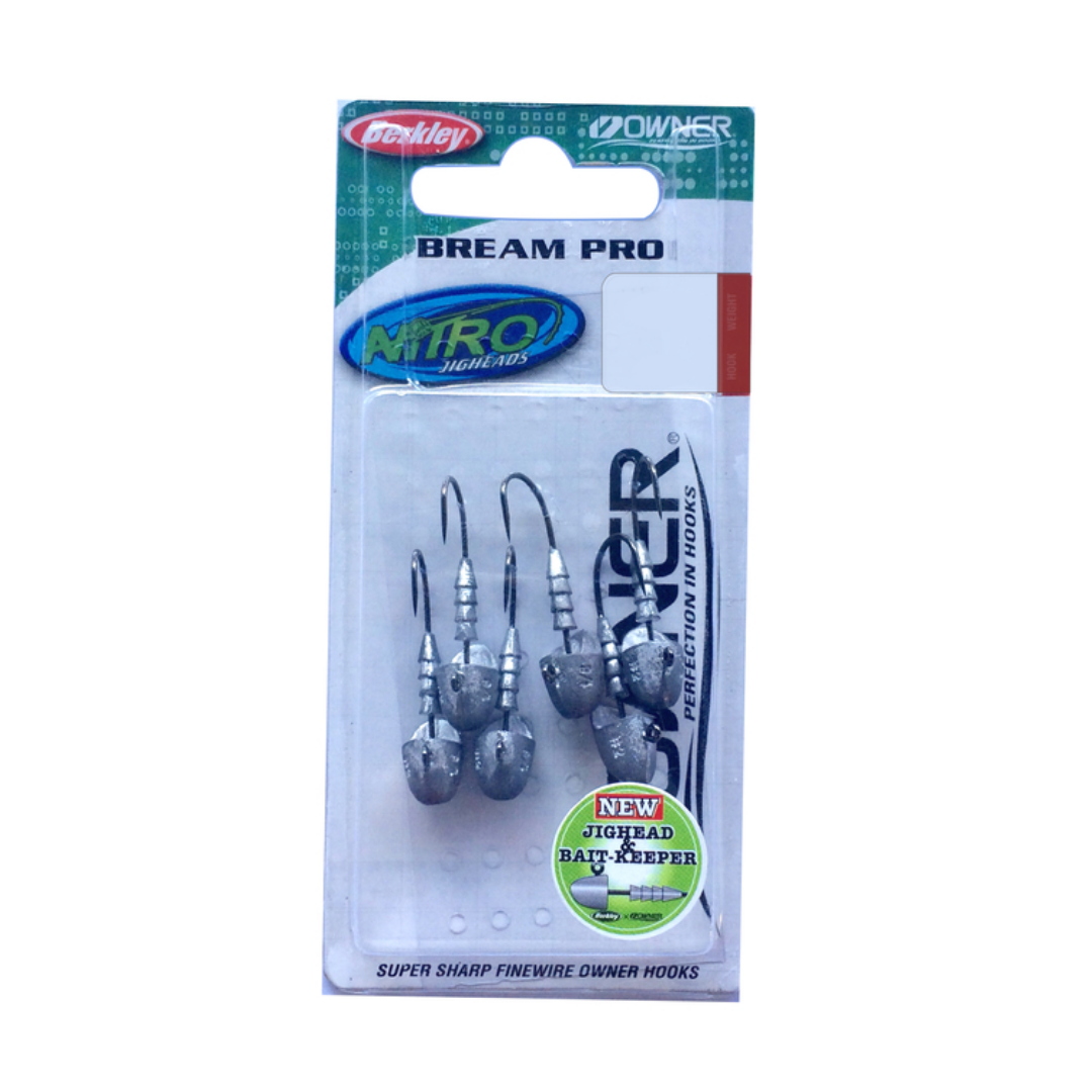 Berkley Nitro Bream Pro Jigheads | Size: 1-2/0 | 1/4oz-1/6oz Jig Head Berkley Cabral Outdoors