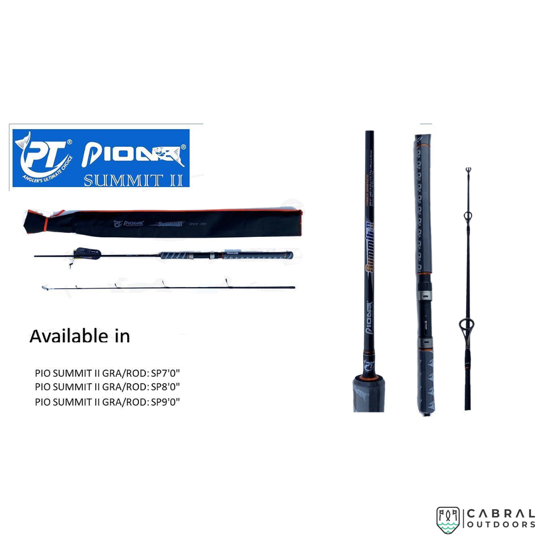 Pioneer Summit II 7ft-10ft Spinning Rod Spinning Rods Pioneer Cabral Outdoors