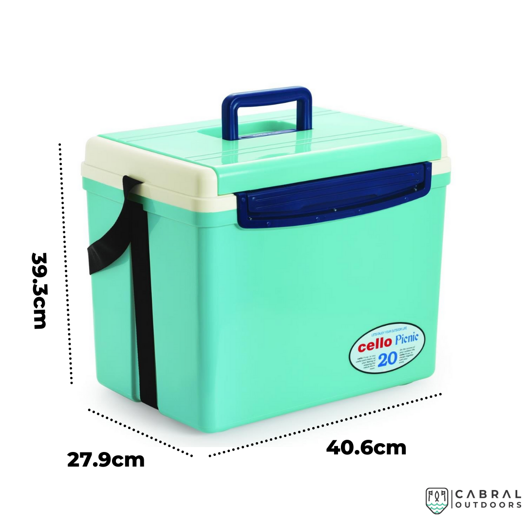 Cello Picnic-20 Insulated Chill Box | Size: 20 Ltrs Chiller Cello Cabral Outdoors