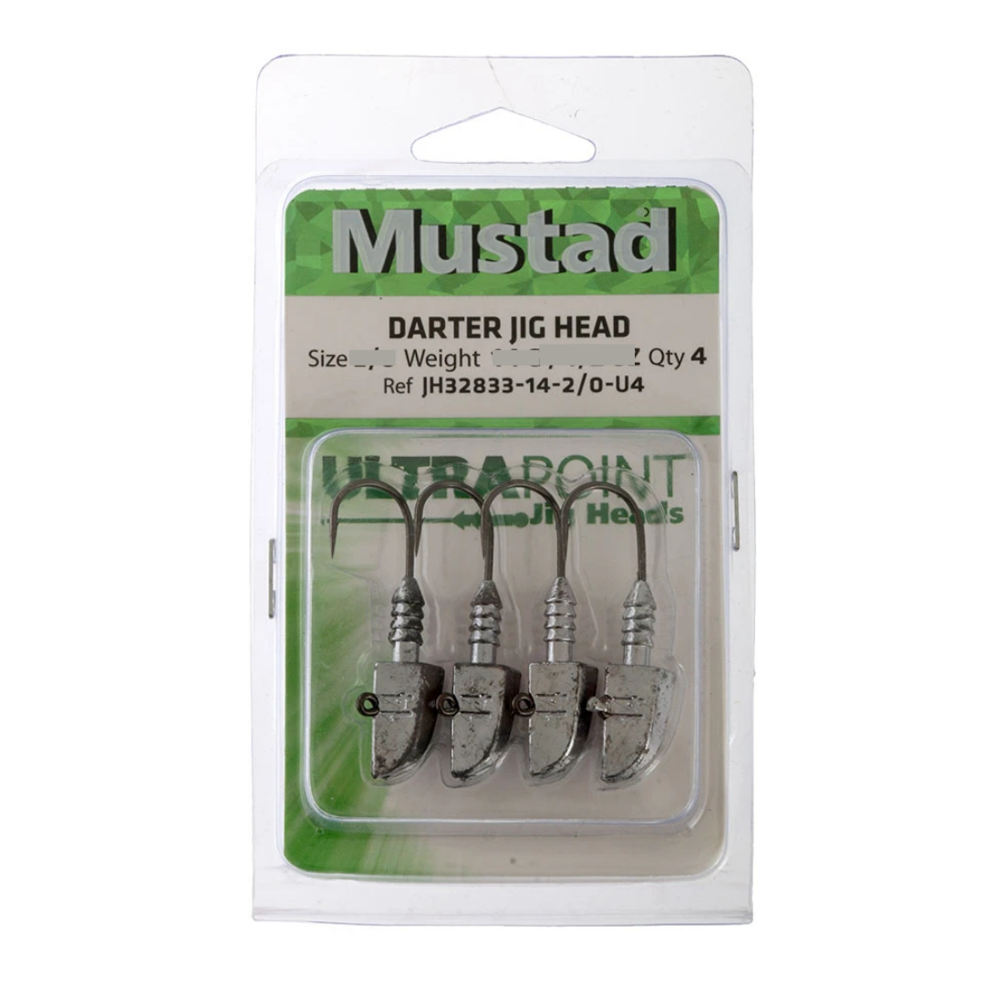 Mustad Darter Jighead | Size : 1 to 7/0 | Wt : 1.8gr to 28gr Jig Head Mustad Cabral Outdoors
