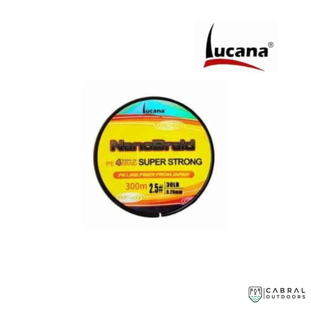 Lucana Nano Braid Super Strong 300M Braid Line Braided Line Lucana Cabral Outdoors