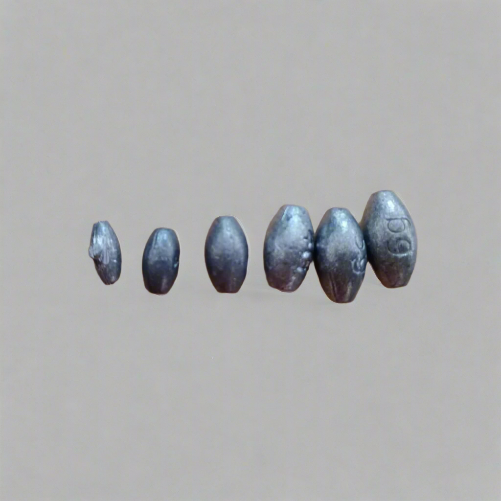 Oval Sinkers 1g-8g sinker Cabral Outdoors Cabral Outdoors