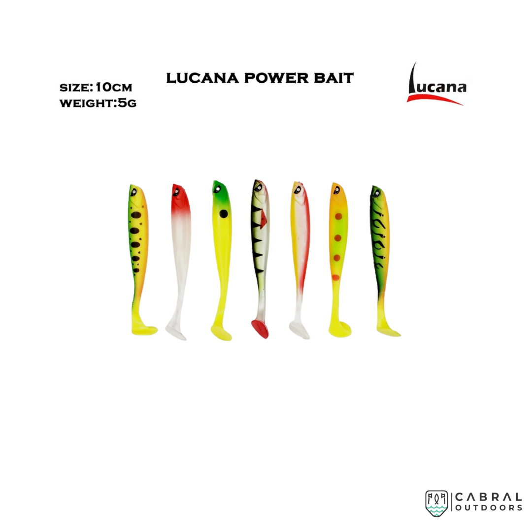 Lucana Power Bait | Size: 10cm Paddle Tail Lucana Cabral Outdoors
