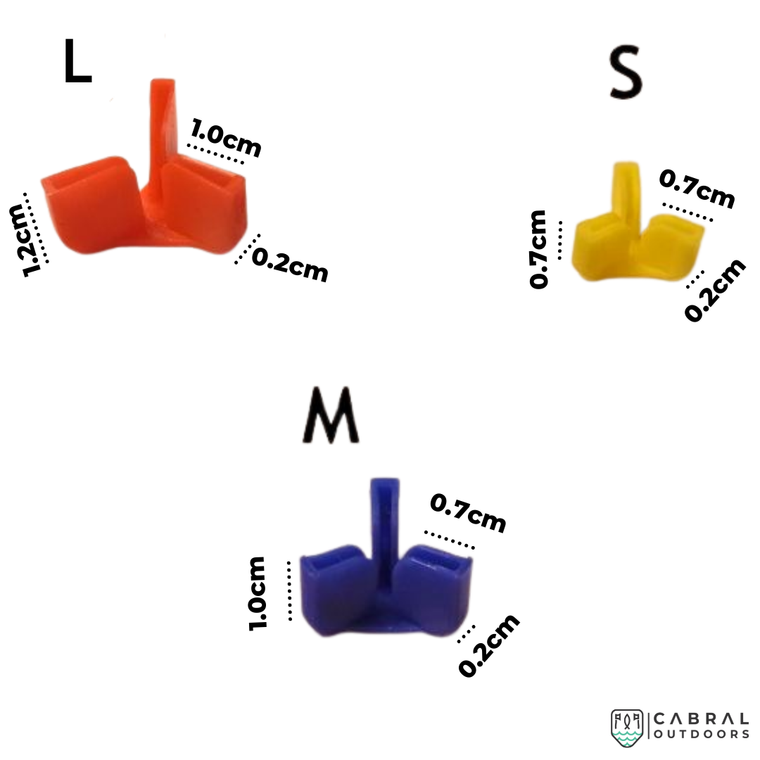Treble Hook Cover | Sizes: S, M, L | 5pcs/pk Saftey Cap Cabral Outdoors Cabral Outdoors