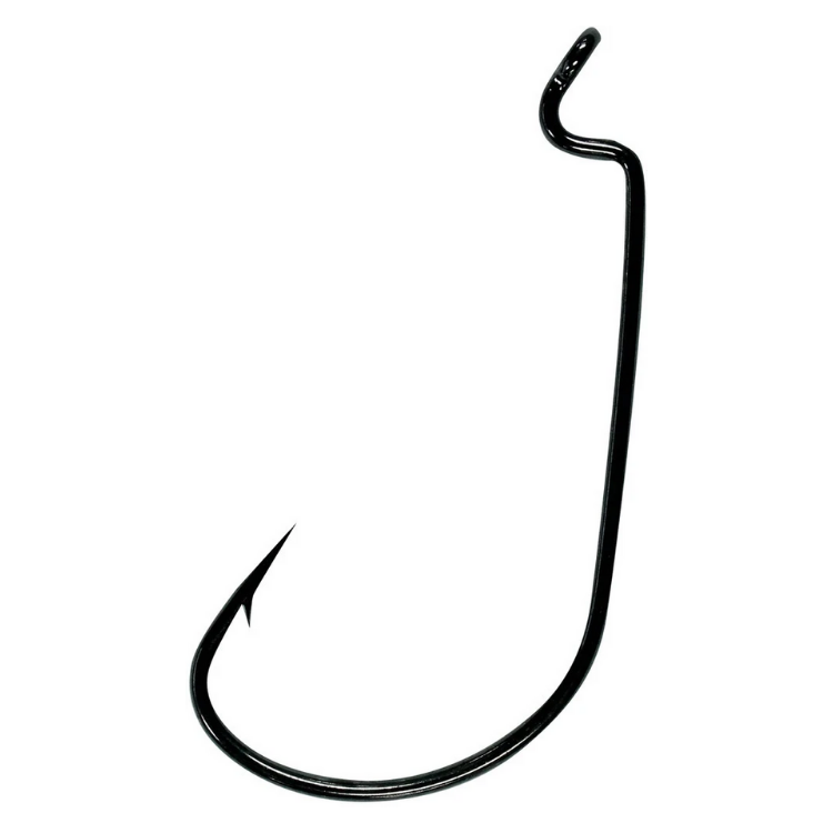 Mustad Megabite Pro Select Ultra Point Worm Hook 37177BLN | Size: 4 - 5/0 Worm hook Mustad Cabral Outdoors