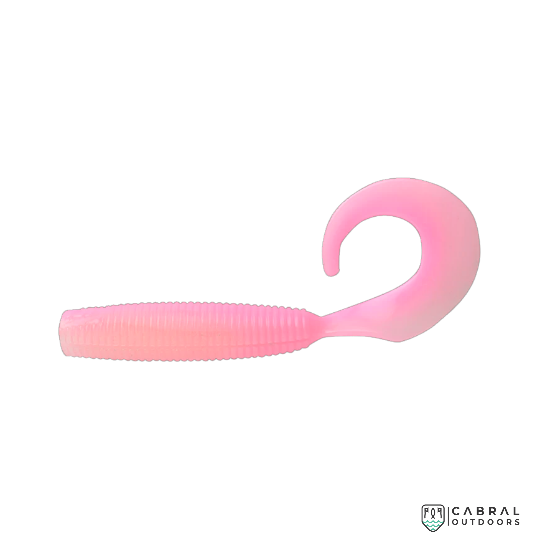 Daiwa Elastomax Bait Junkie Grubz | Size: 4inch | 5pcs/pk Curly Tail Daiwa Cabral Outdoors