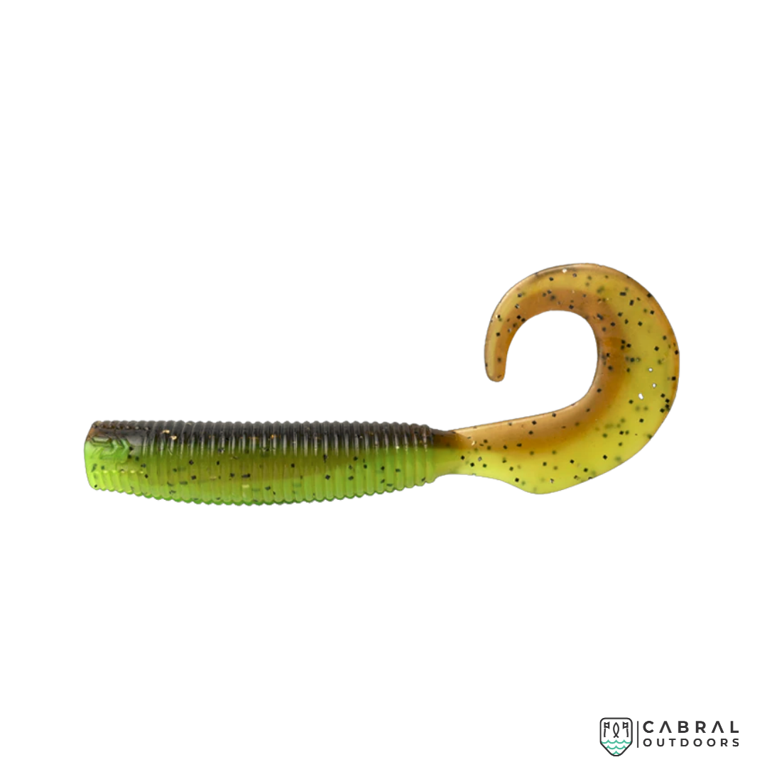 Daiwa Elastomax Bait Junkie Grubz | Size: 4inch | 5pcs/pk Curly Tail Daiwa Cabral Outdoors