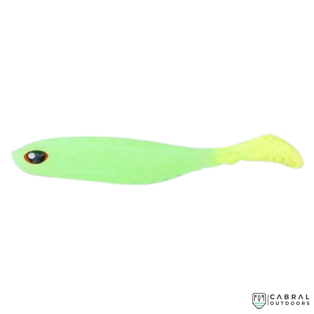 Lucana Cheeto Shade Soft Fishing Lure | Size: 10cm | 3pcs/pk Paddle Tail Lucana Cabral Outdoors