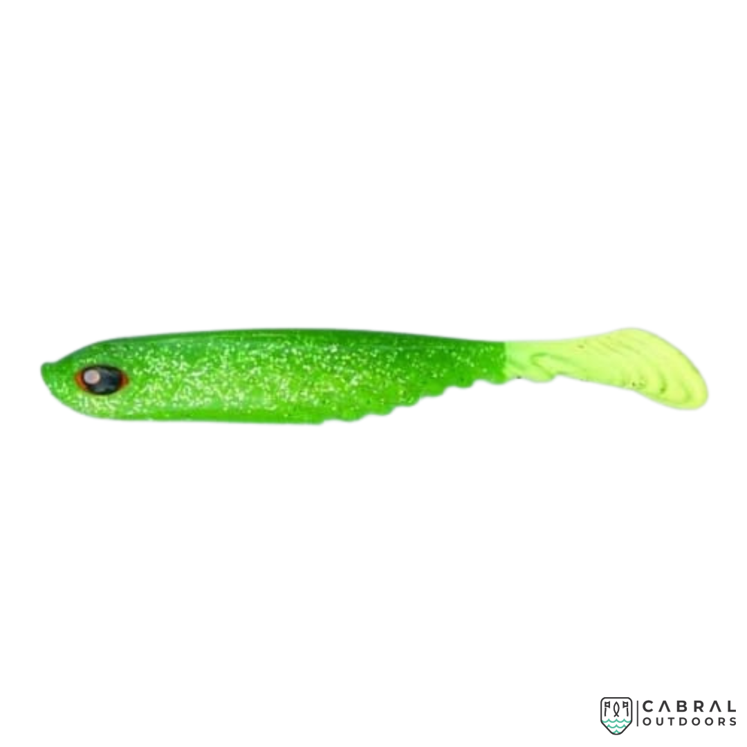 Lucana Cheeto Shade Soft Fishing Lure | Size: 10cm | 3pcs/pk Paddle Tail Lucana Cabral Outdoors