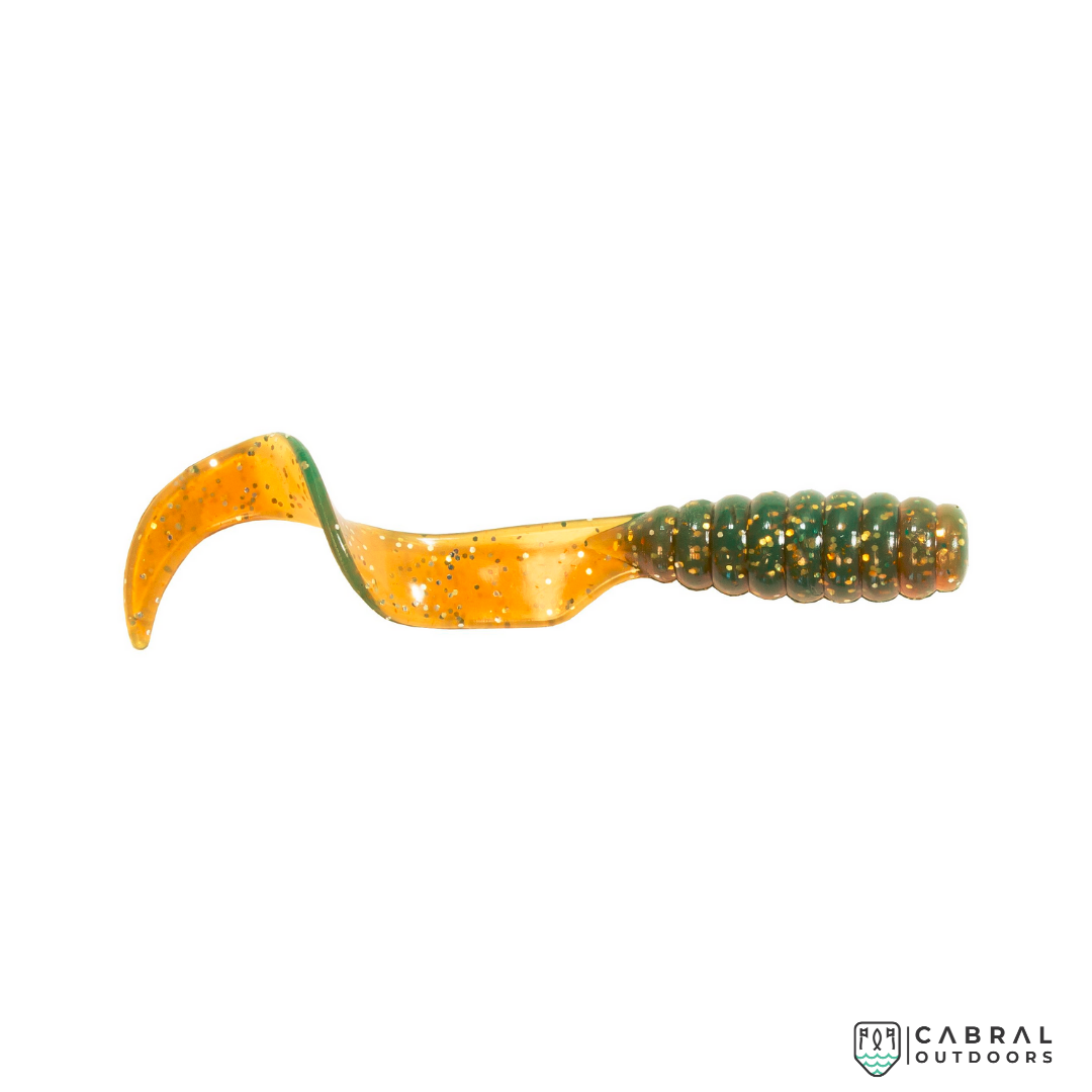 Zman GrubZ 2.5 inch | 1.91g | 8pcs/pkt Curly Tail Zman Cabral Outdoors