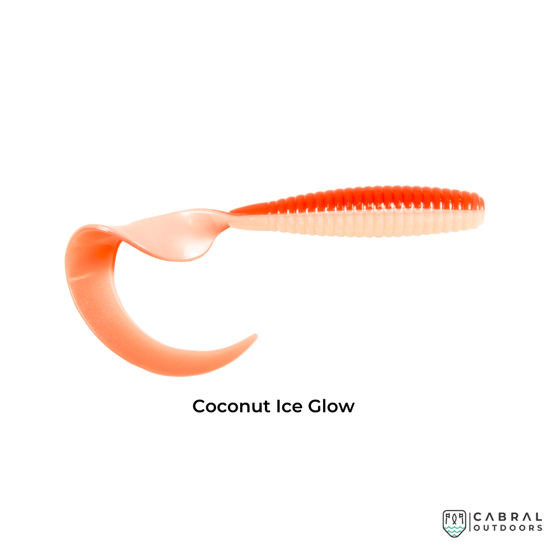 Zman 10x Tough Elaztech DoormatadorZ | 6" | 3pcs/pkt Curly Tail Zman Cabral Outdoors