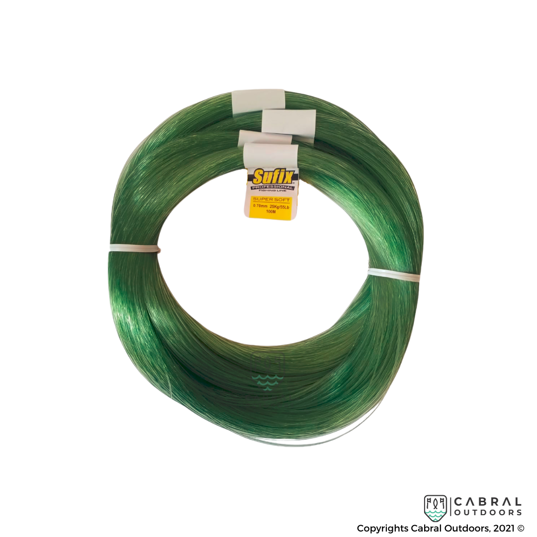 Sufix Professional Super Soft Monofilament Fishing Line | Length: 500M | 0.40mm-1.00mm Monofilament Line Sufix Cabral Outdoors