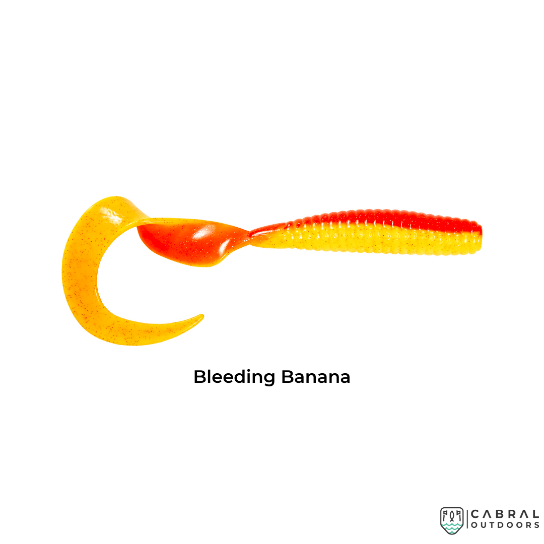 Zman 10x Tough Elaztech DoormatadorZ | 6" | 3pcs/pkt Curly Tail Zman Cabral Outdoors