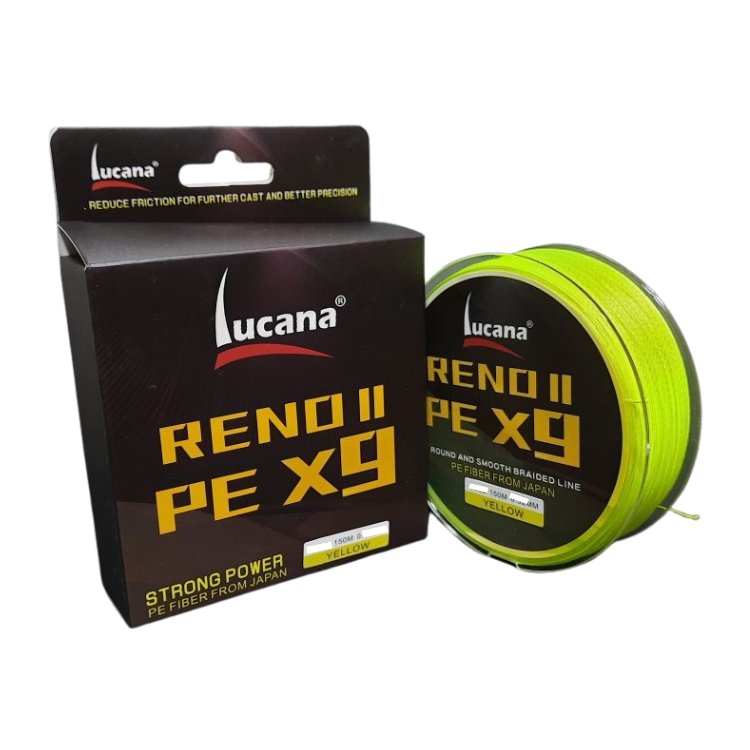 Lucana Reno II PE X9 Braid Line 150M Braided Line Lucana Cabral Outdoors