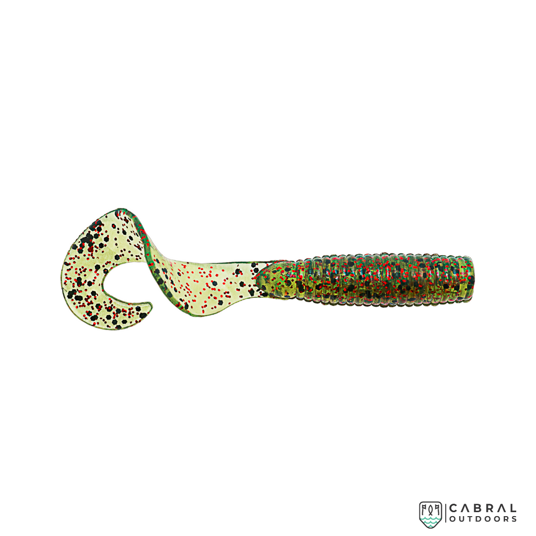 Zman GrubZ 3.5inch | 6pcs/pkt | 2.38g Curly Tail Zman Cabral Outdoors