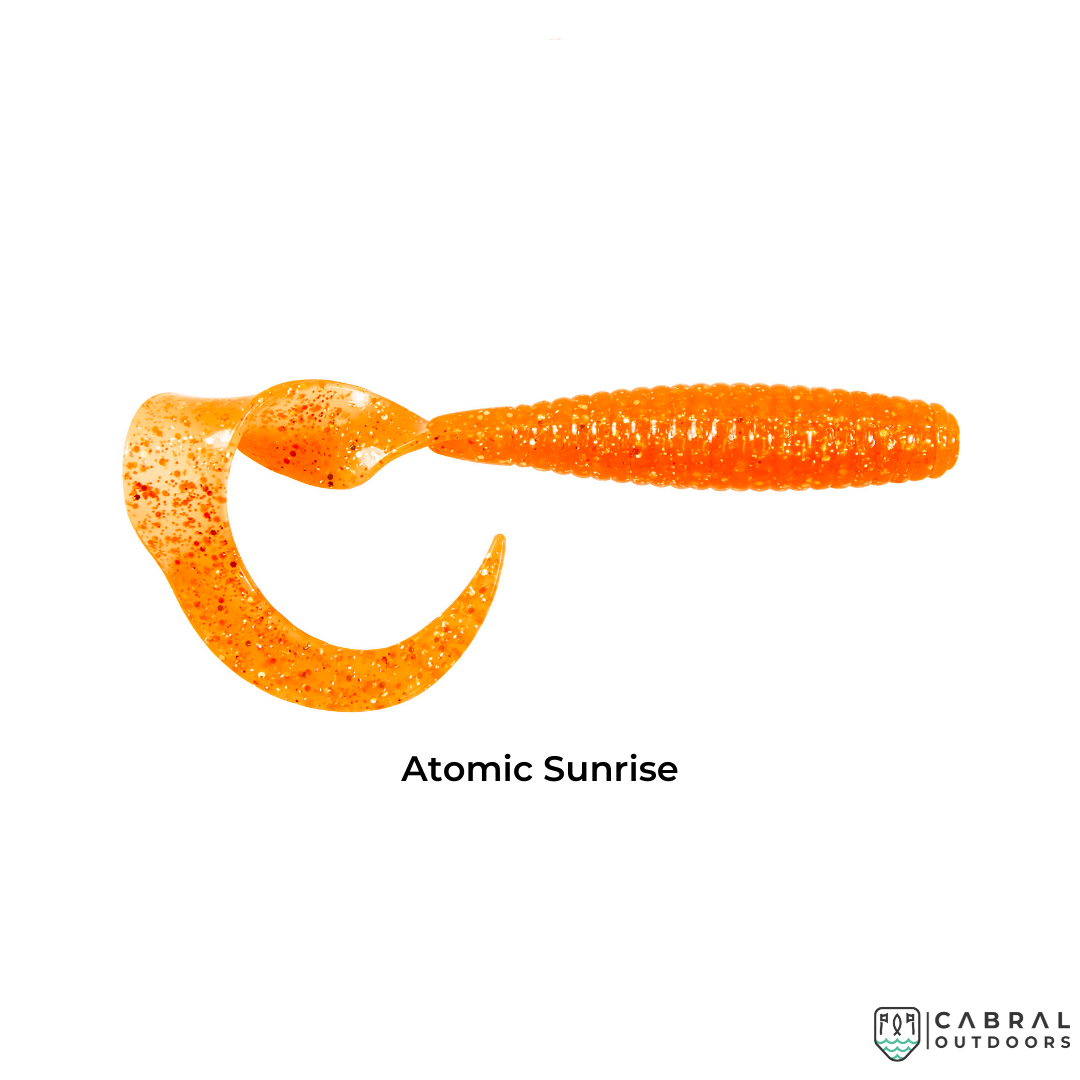 Zman 10x Tough Elaztech DoormatadorZ | 6" | 3pcs/pkt Curly Tail Zman Cabral Outdoors