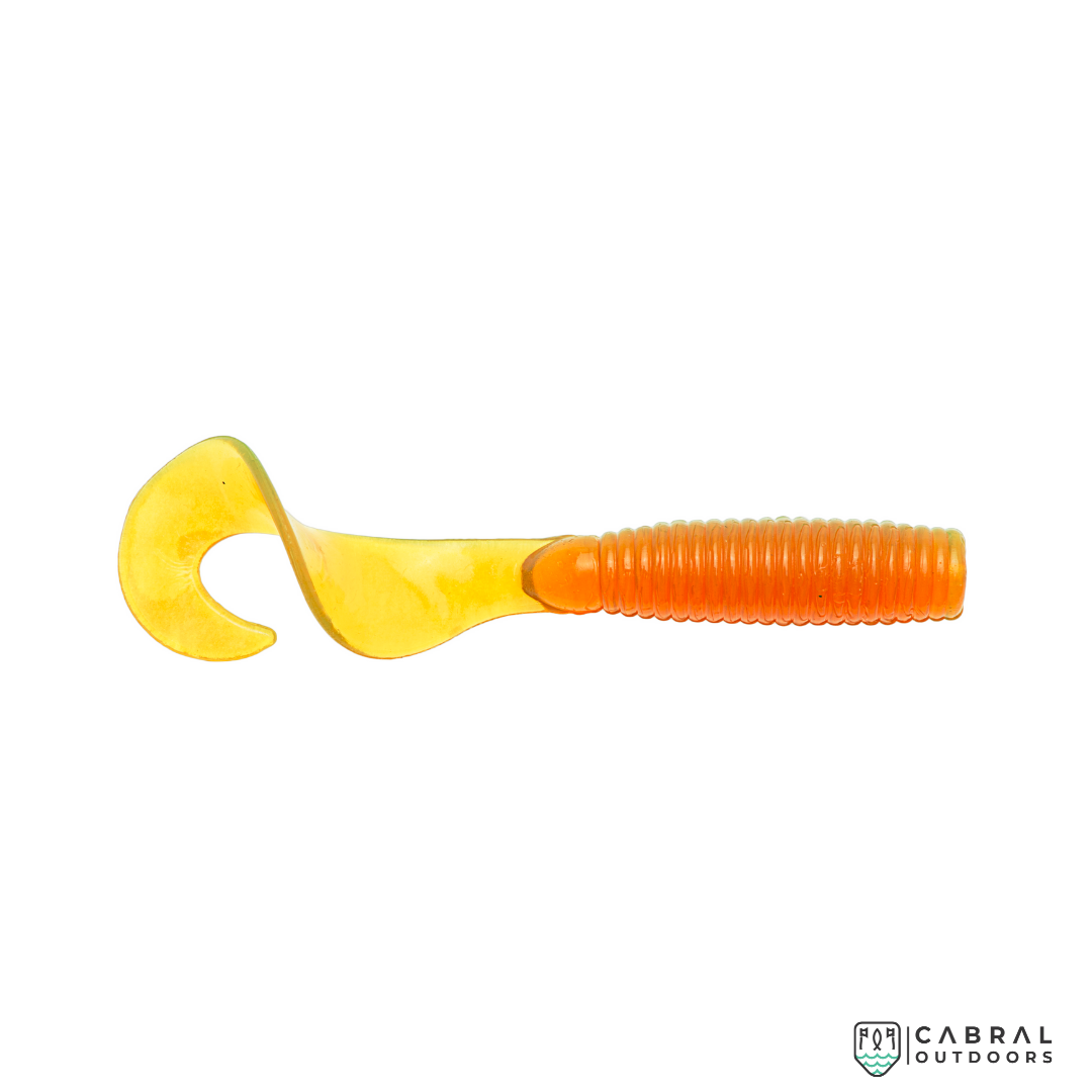 Zman GrubZ 3.5inch | 6pcs/pkt | 2.38g Curly Tail Zman Cabral Outdoors