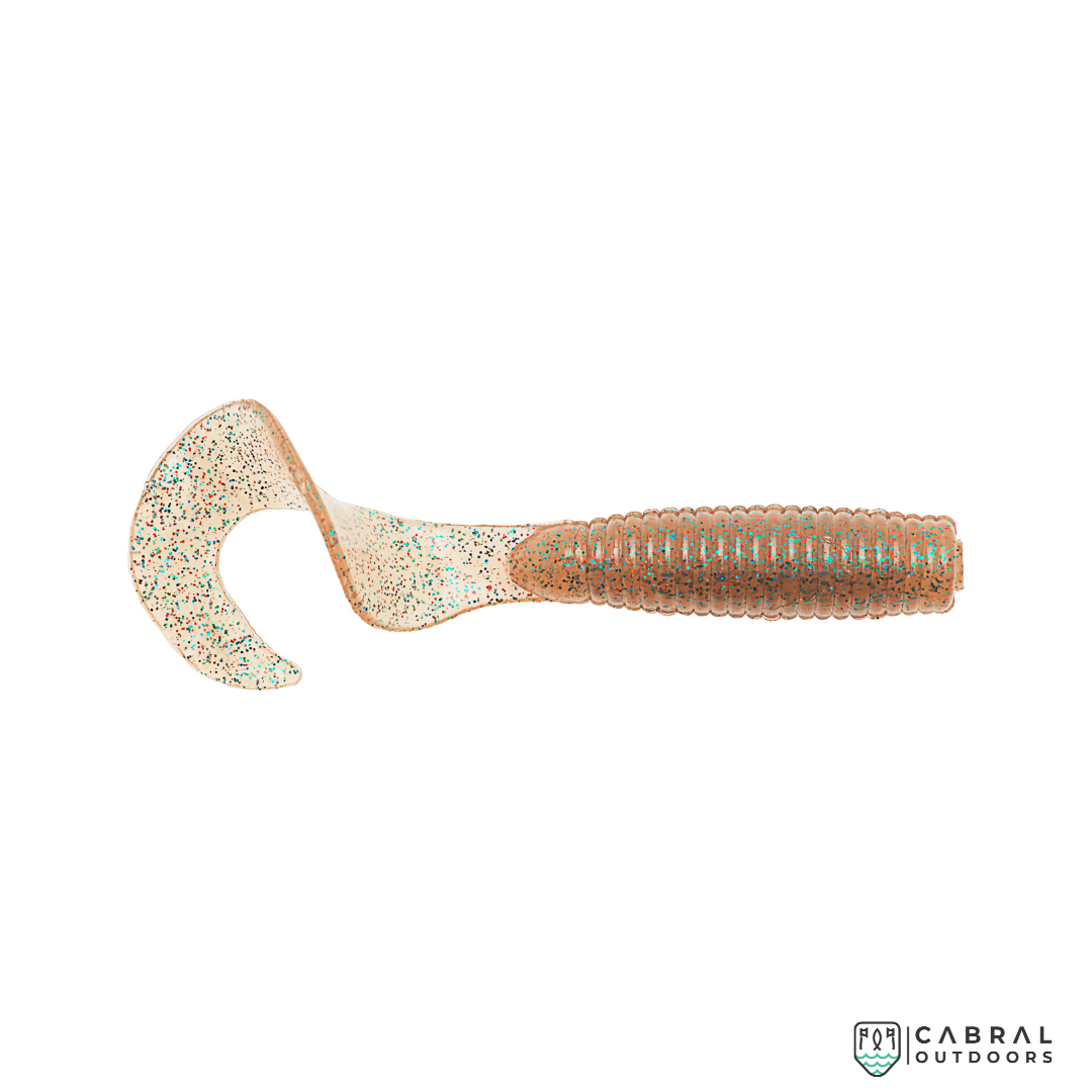 Zman GrubZ 3.5inch | 6pcs/pkt | 2.38g Curly Tail Zman Cabral Outdoors