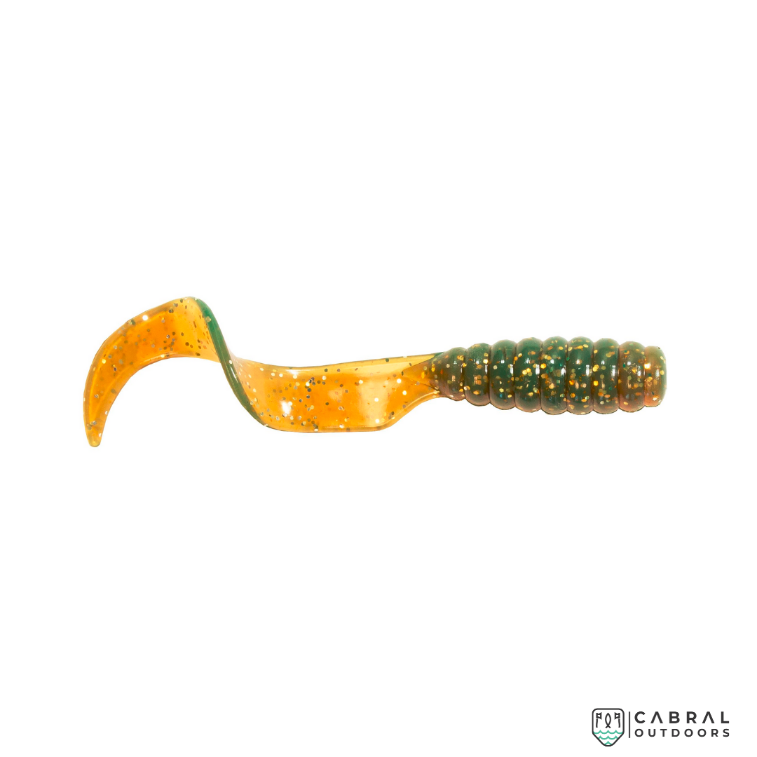 Zman GrubZ 3.5inch | 6pcs/pkt | 2.38g Curly Tail Zman Cabral Outdoors