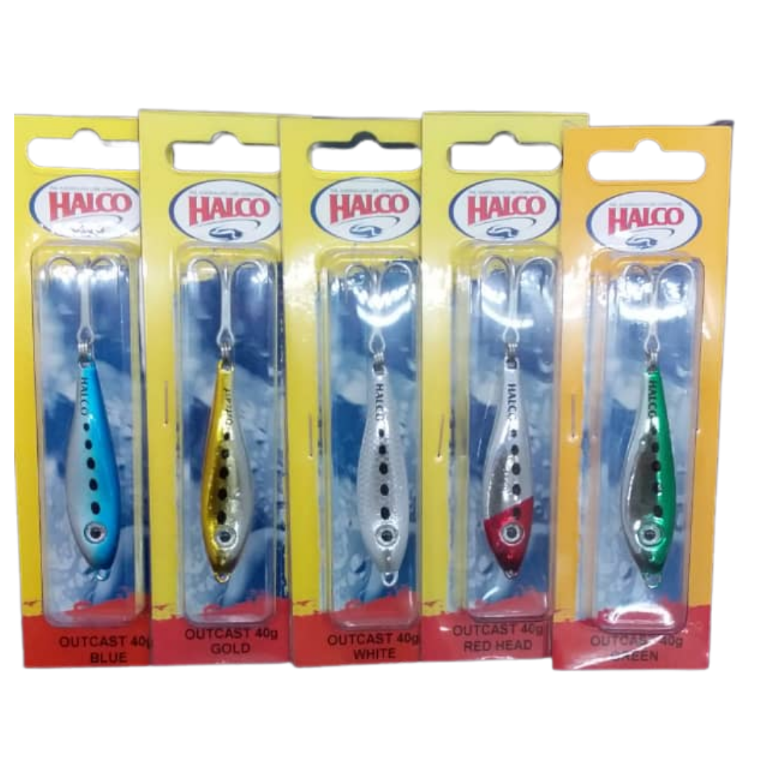 Halco Metal Outcast Jig Metal Lures - 40G Jigs Halco Cabral Outdoors