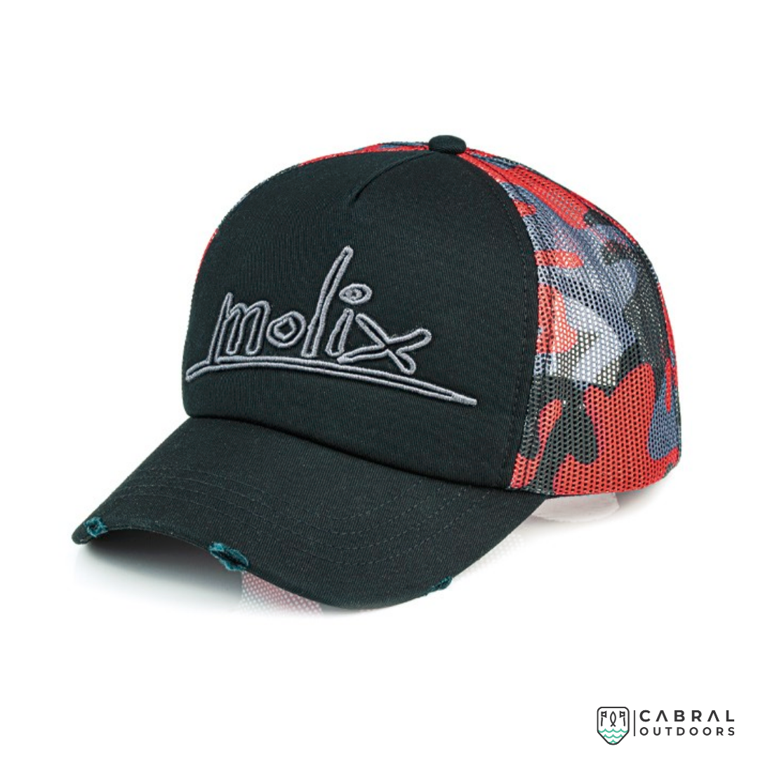 Molix Destroyed 2.0 Hat | Color: Black/Red Clothing Molix Cabral Outdoors