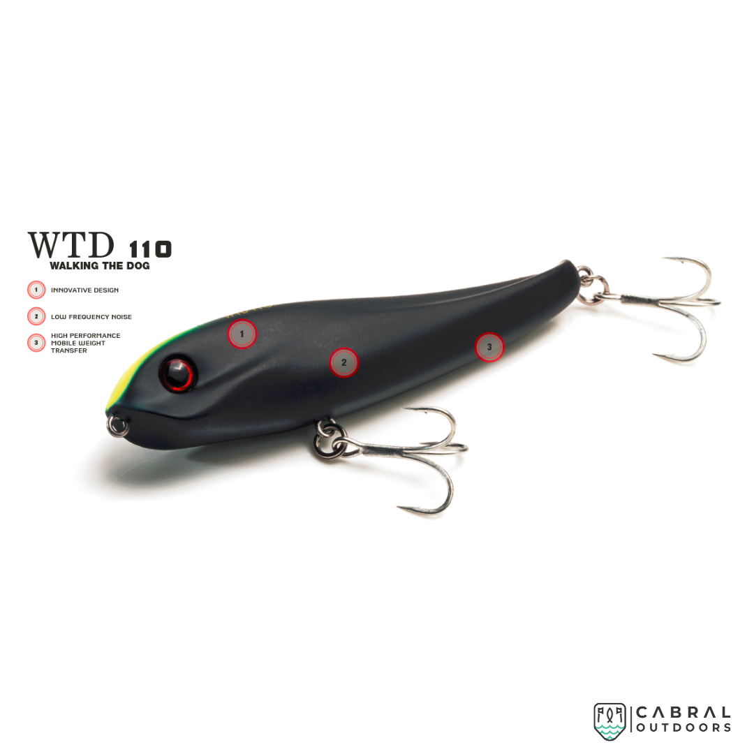 Molix WTD 110T Topwater Hard Bait | Size: 11cm | 23g Jerk Baits Molix Cabral Outdoors