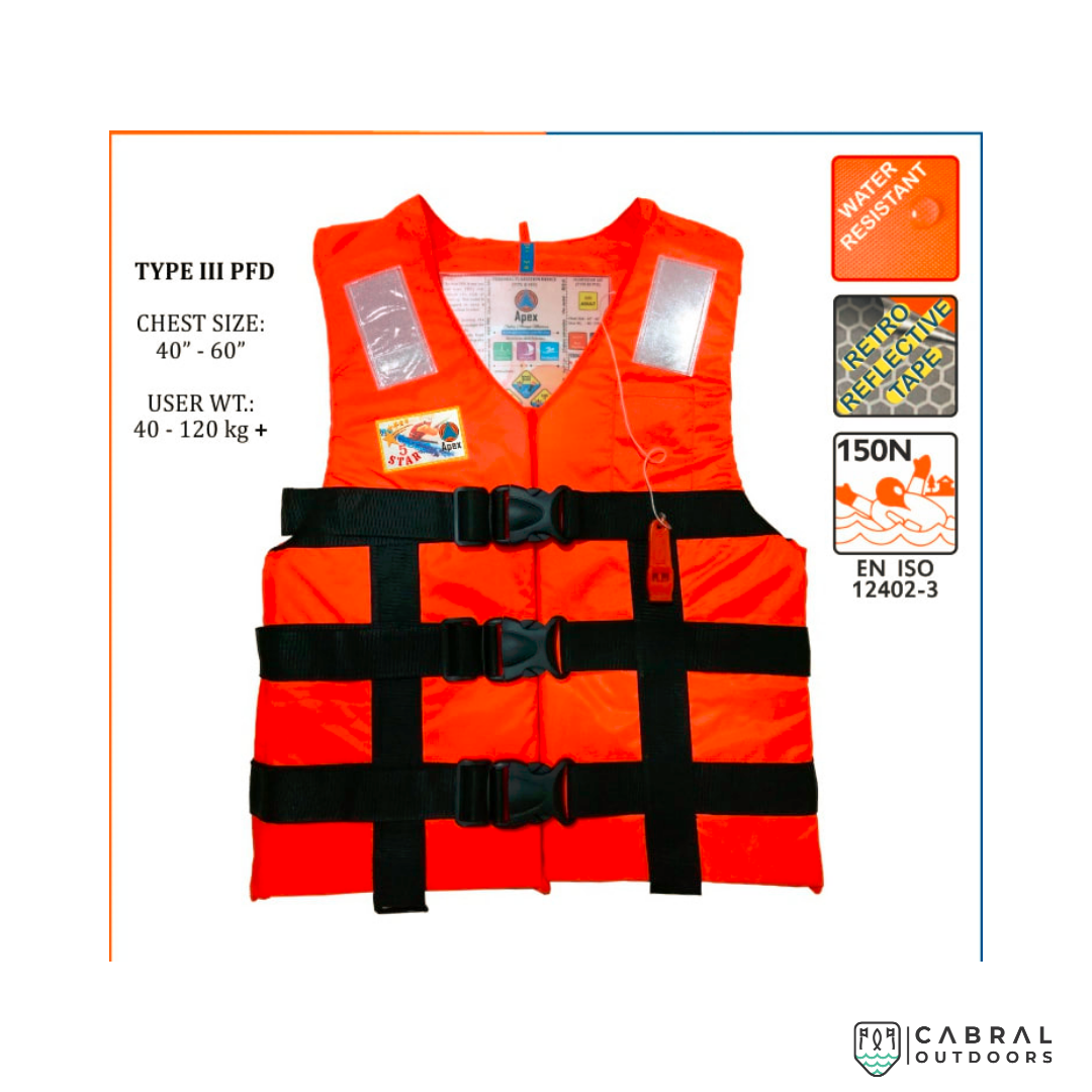 Life Jacket - Optima & 5 Star Personal Floatation Devices Apex Cabral Outdoors