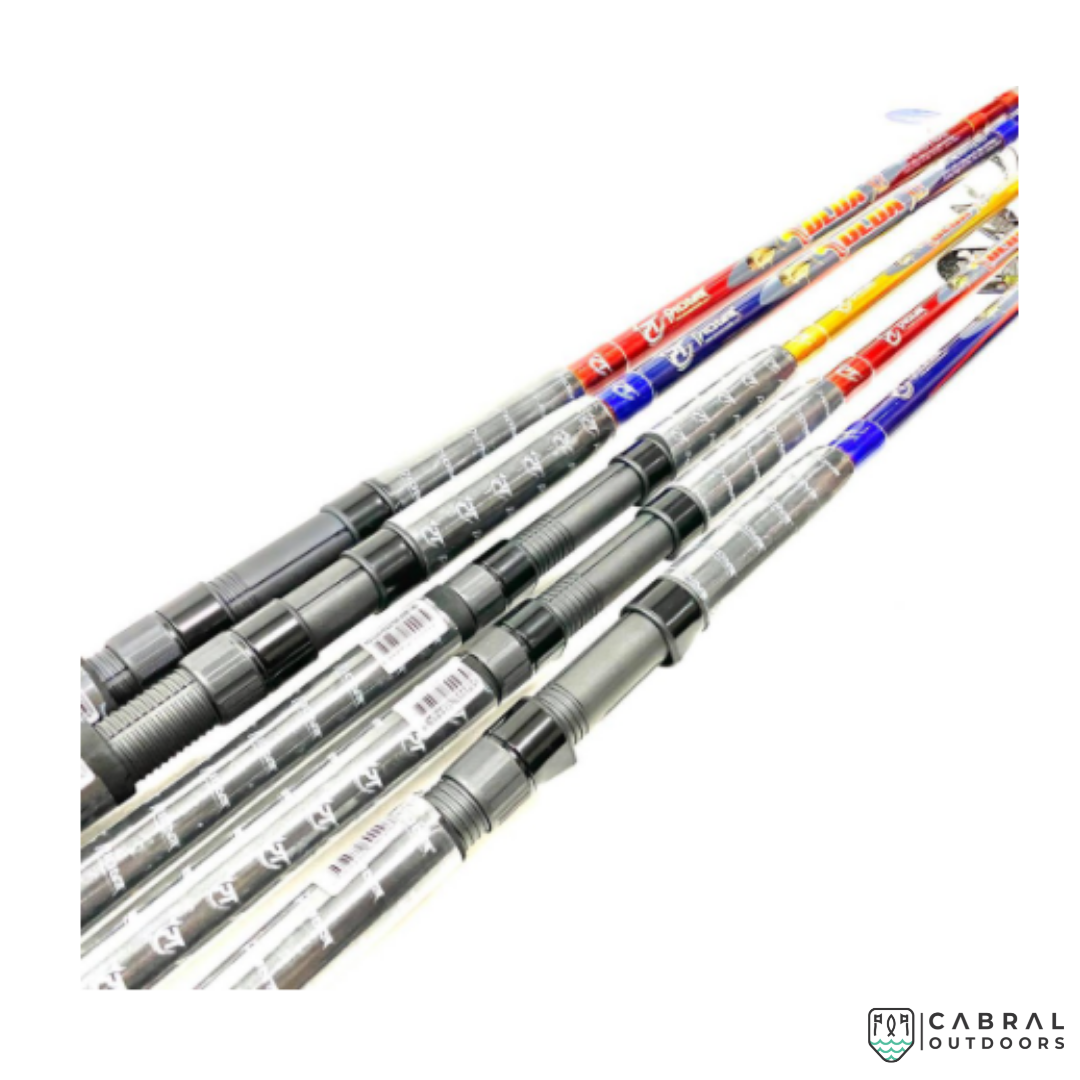 Pioneer Ulua XE Reinforced E Glass 6ft-9ft Spinning Rod Spinning Rods Pioneer Cabral Outdoors