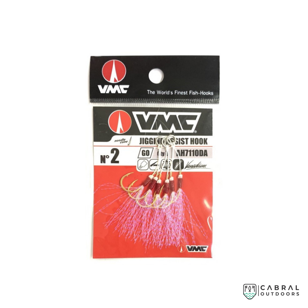 VMC Jigging Assist Hook AH7110DA | Size: 4-2/0 | 3pcs/pk Assist Hooks VMC Cabral Outdoors