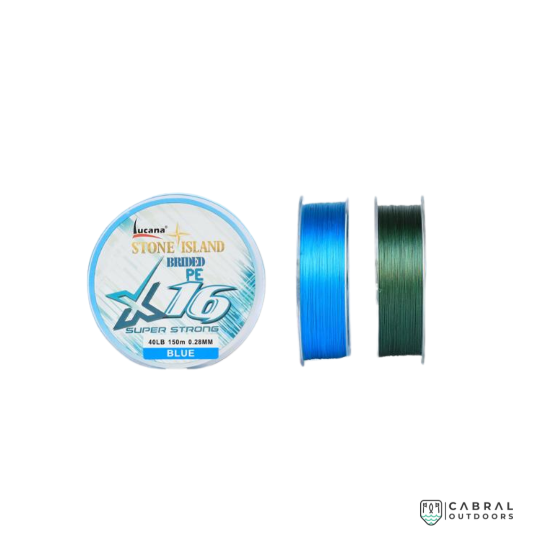 Lucana Stone Island 16X Braid Line | 150M Braided Line Lucana Cabral Outdoors