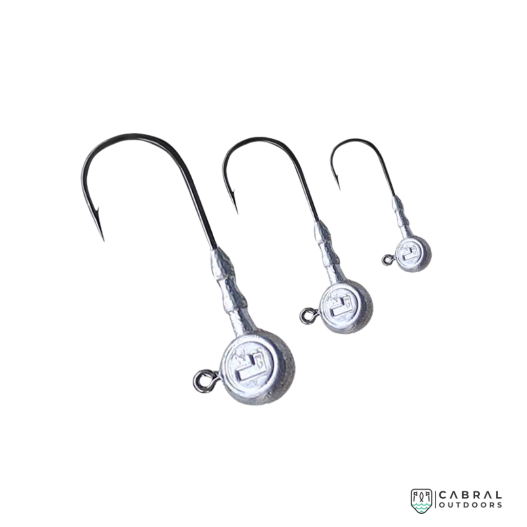 Lucana Ultra Light Jighead | 3.5g-5g | 3pcs Jig Head Lucana Cabral Outdoors