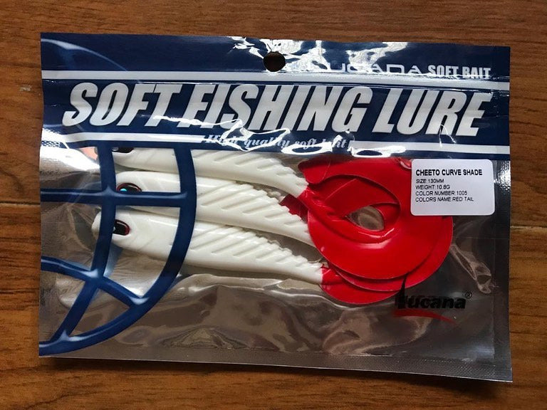 Lucana Cheeto Curve Shade Fishing Lure | Size: 13cm | 10.8g | 3pcs/pk Curly Tail Lucana Cabral Outdoors