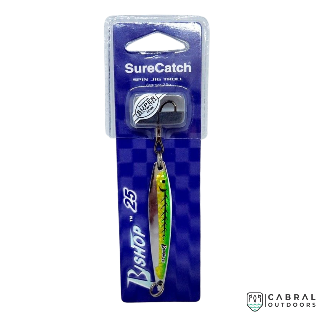 SureCatch Bishop Spin troll Jigs | 25g Casting Jigs Sure Catch Cabral Outdoors