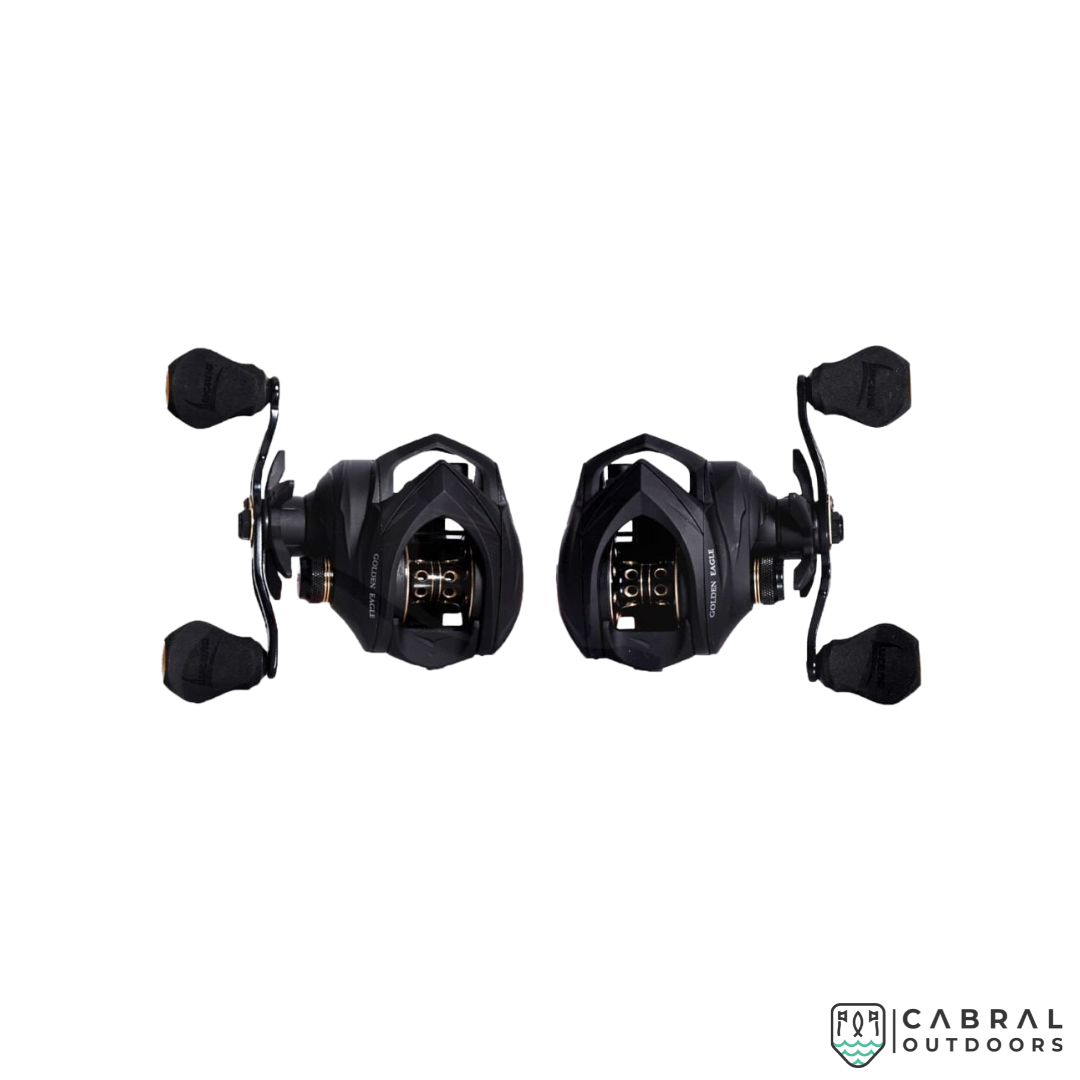 Lucana Golden Eagle Bait Casting Reel Left | Right Baitcasting Reels Lucana Cabral Outdoors