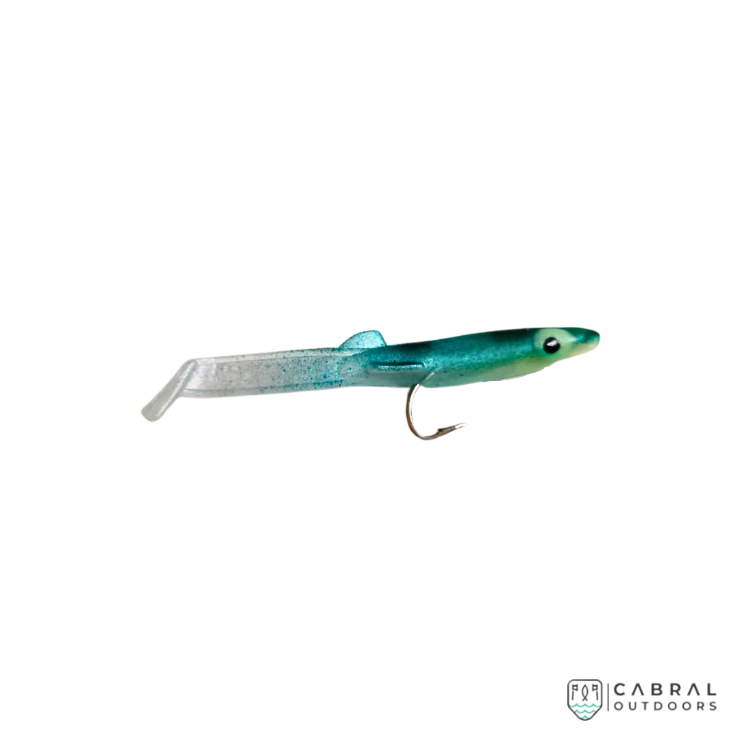 Lucana Eel Fish With Hook | 5.5cm | 25pcs Paddle Tail Lucana Cabral Outdoors