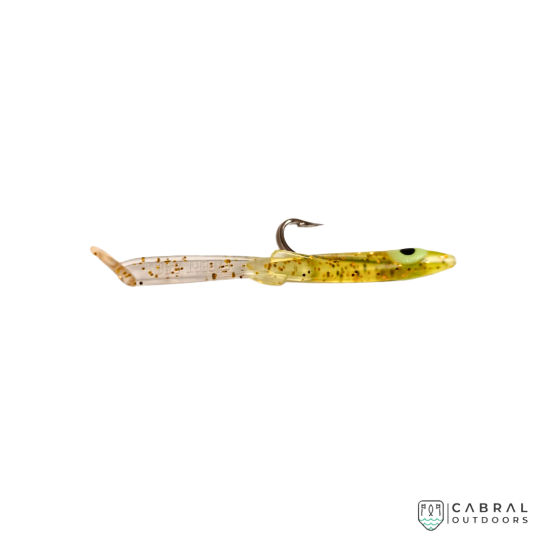 Lucana Eel Fish With Hook | 5.5cm | 25pcs Paddle Tail Lucana Cabral Outdoors