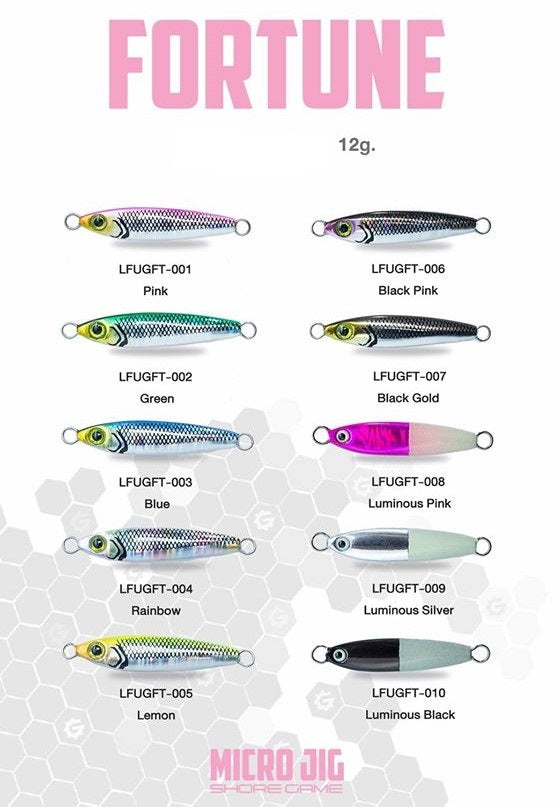 Underground Micro Jig Shore Game Fortune 4.2cm | 12g Jigs Lures Factory Cabral Outdoors