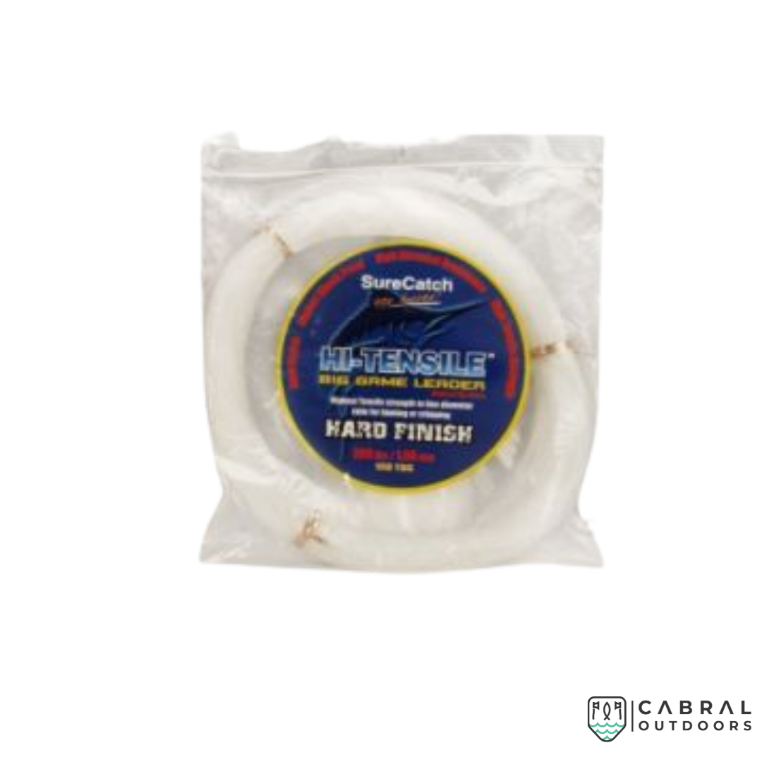 Sure Catch Hi-Tensile Big Game Leader Material |80-400lbs | 91m | 0.90mm-2.00mm. Monofilament Leader Sure Catch Cabral Outdoors